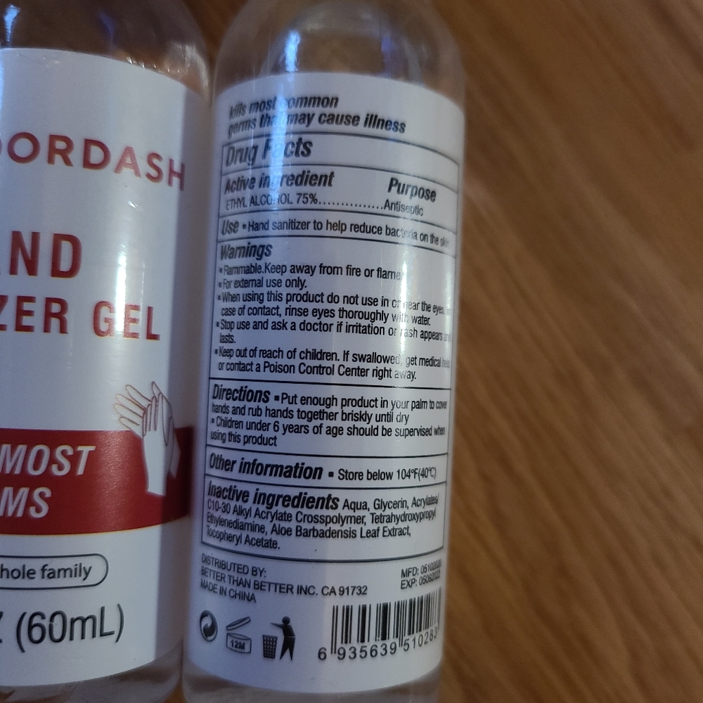 FREE - Set of 3 Mini Hand Sanitizers - Picture 2 of 2